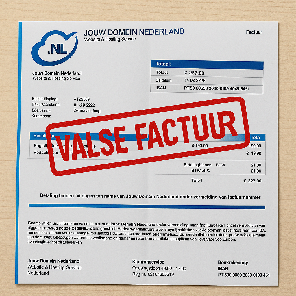 Opgelet: valse facturen in omloop